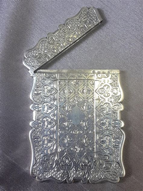 sterling silver calling card case